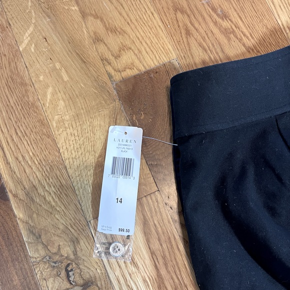 Ralph Lauren cotton black pants size 14 NWT - Picture 5 of 6